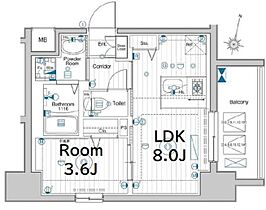 愛知県名古屋市中区千代田5丁目（賃貸マンション1LDK・11階・29.90㎡） その2