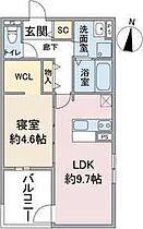 愛知県名古屋市北区柳原3丁目（賃貸アパート1LDK・3階・40.54㎡） その2