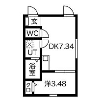 プリシェール黄金  ｜ 愛知県名古屋市中川区乗越町3丁目（賃貸アパート1DK・1階・25.11㎡） その2