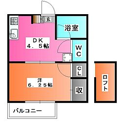 間取図画像 1DK
