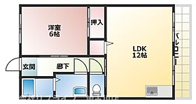 ファミリーハイツK 303 ｜ 兵庫県加古川市米田町平津（賃貸マンション1LDK・3階・43.74㎡） その2