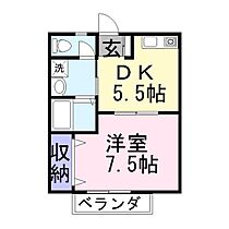 アメニティーコーポ 202 ｜ 兵庫県加古川市野口町北野65-3（賃貸アパート1DK・2階・31.88㎡） その2