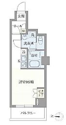 JR総武線 錦糸町駅 徒歩11分の賃貸マンション 2階ワンルームの間取り