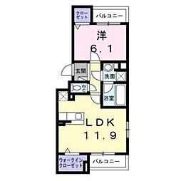 間取図画像 1LDK