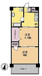 行徳マンション 2Kの間取図画像