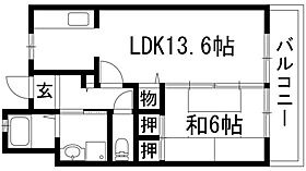 グリーンヒルズ仁川2号棟  ｜ 兵庫県宝塚市仁川団地（賃貸マンション1LDK・4階・49.00㎡） その2