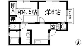 見野芝ハイム  ｜ 兵庫県川西市見野2丁目（賃貸アパート2K・2階・36.93㎡） その2