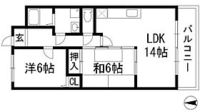 ファミール安倉  ｜ 兵庫県宝塚市安倉中5丁目（賃貸マンション2LDK・1階・57.42㎡） その2