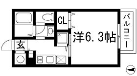 ローゼンハイム  ｜ 兵庫県川西市花屋敷2丁目（賃貸アパート1K・1階・23.77㎡） その2