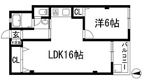 花屋敷第2コーポラス  ｜ 兵庫県川西市花屋敷2丁目（賃貸マンション1LDK・3階・50.22㎡） その2