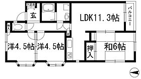 コート池尻  ｜ 兵庫県伊丹市池尻6丁目（賃貸アパート3LDK・2階・57.98㎡） その2