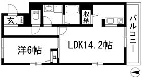 グリューネ鴻池  ｜ 兵庫県伊丹市鴻池4丁目（賃貸マンション1LDK・1階・49.96㎡） その2