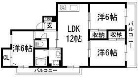 メゾンらぽーる  ｜ 兵庫県伊丹市南野2丁目（賃貸マンション3LDK・2階・60.00㎡） その2