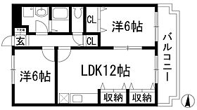 インペリアル中田  ｜ 兵庫県宝塚市山本丸橋4丁目（賃貸マンション2LDK・2階・56.51㎡） その2