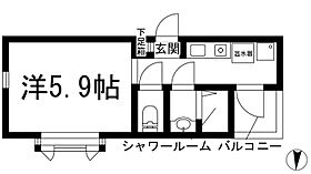 アメニティハイツ上ケ原弐番館  ｜ 兵庫県西宮市上ケ原一番町（賃貸マンション1K・2階・18.40㎡） その2