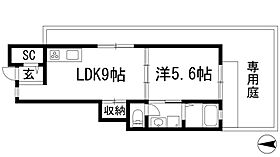 ＣＡＳＡ　ＳＯＲＡ  ｜ 兵庫県川西市寺畑1丁目（賃貸アパート1LDK・1階・33.44㎡） その2