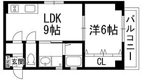 森井ビル  ｜ 兵庫県宝塚市川面5丁目（賃貸マンション1LDK・2階・34.50㎡） その2