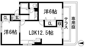 シャルマンコートＡ棟  ｜ 兵庫県川西市西多田2丁目（賃貸アパート2LDK・1階・53.65㎡） その2