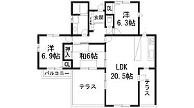 グリーンヒルズ東山台117号棟  ｜ 兵庫県西宮市東山台1丁目（賃貸マンション3LDK・3階・91.00㎡） その2