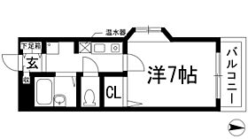 リバティハイム櫻井2  ｜ 兵庫県川西市小戸2丁目（賃貸マンション1K・2階・24.00㎡） その2