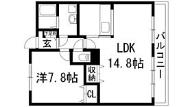 ジュネス上池田  ｜ 大阪府池田市上池田2丁目（賃貸マンション1LDK・1階・53.61㎡） その2