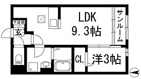 フィオレ・コート3  ｜ 兵庫県伊丹市昆陽南4丁目（賃貸アパート1LDK・1階・33.12㎡） その1