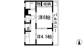 吉田マンション  ｜ 兵庫県宝塚市南口2丁目（賃貸マンション2K・2階・42.12㎡） その2