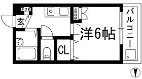 ステラハウス4-1100  ｜ 兵庫県西宮市門前町（賃貸アパート1K・2階・19.84㎡） その2