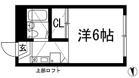 HOPS KIYOSHIKOJIN  ｜ 兵庫県宝塚市清荒神1丁目（賃貸アパート1K・2階・18.00㎡） その2