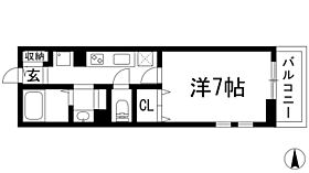 ラポール1  ｜ 兵庫県宝塚市中筋6丁目（賃貸アパート1K・2階・26.11㎡） その2