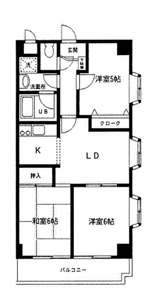 シャネレードM・K 401｜神奈川県相模原市中央区千代田5丁目(賃貸マンション3LDK・4階・55.64㎡)の写真 その2