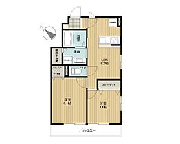 神奈川県横浜市旭区三反田町（賃貸アパート2LDK・1階・42.39㎡） その2