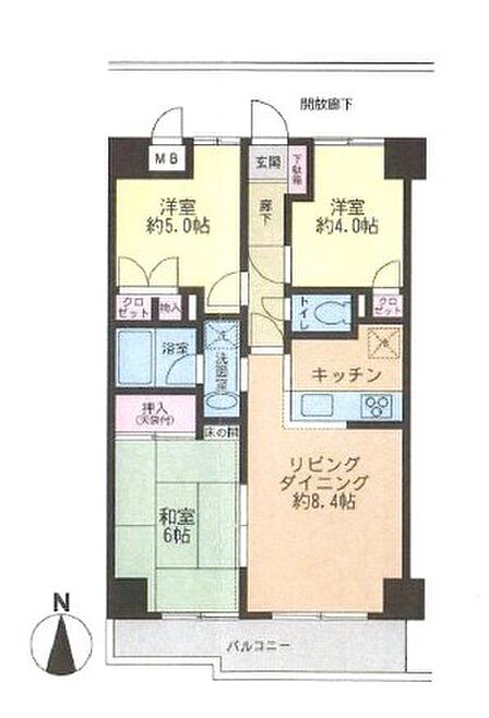 ※間取り図と現況が異なる場合は、現況を優先とさせて頂きます。