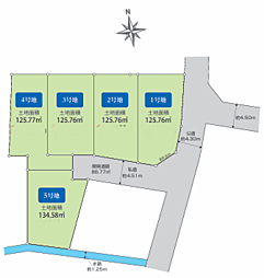 茅ヶ崎市円蔵2丁目　全5区画売地 5号地