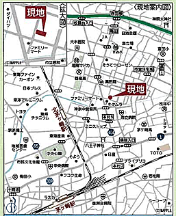 地図を拡大表示