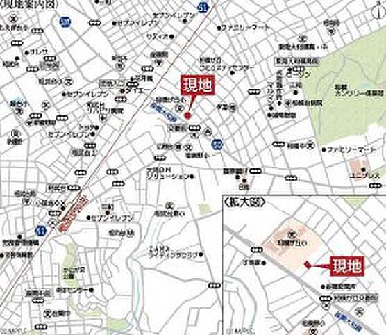 地図を拡大表示
