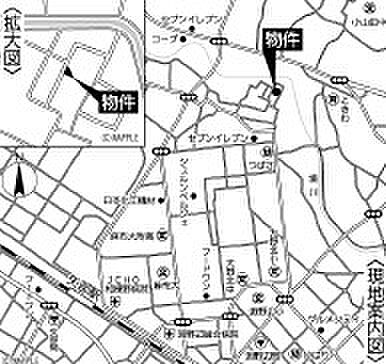 地図を拡大表示
