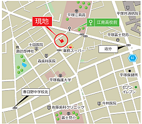 地図を拡大表示