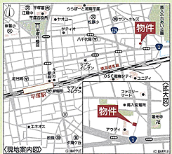 地図を拡大表示