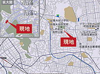 地図を拡大表示