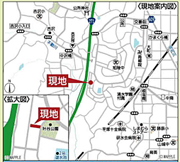 地図を拡大表示