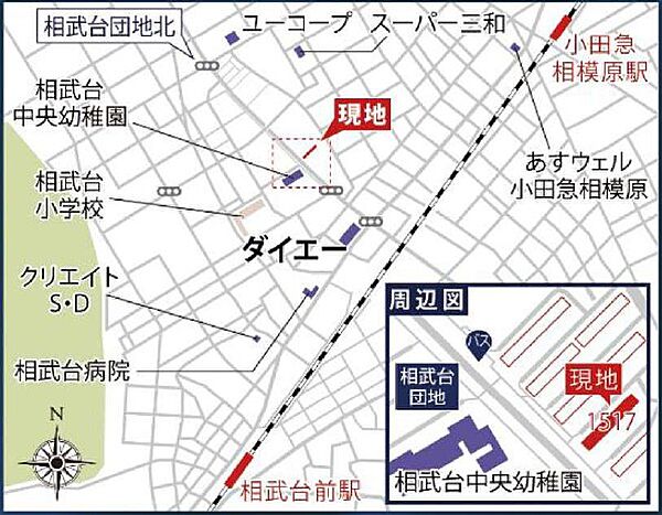 地図を拡大表示