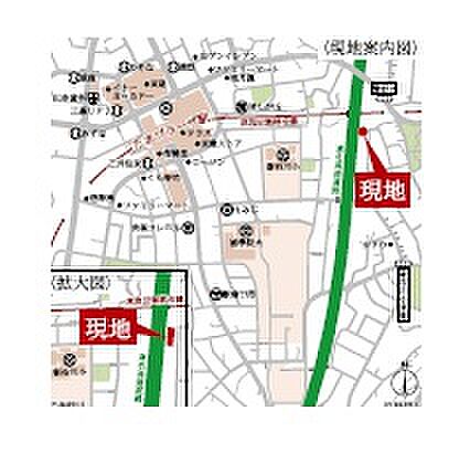 地図を拡大表示