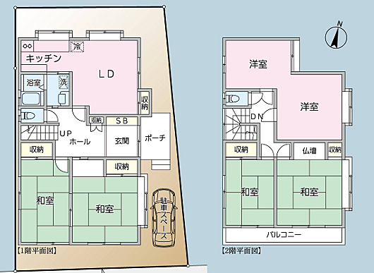 間取りを拡大表示