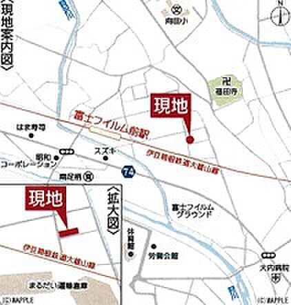 地図を拡大表示