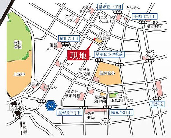 地図を拡大表示