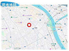 地図を拡大表示
