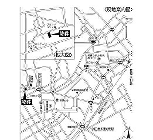 地図を拡大表示