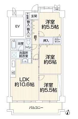 間取りを拡大表示