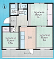 上中ノ原団地6号棟5階398万円